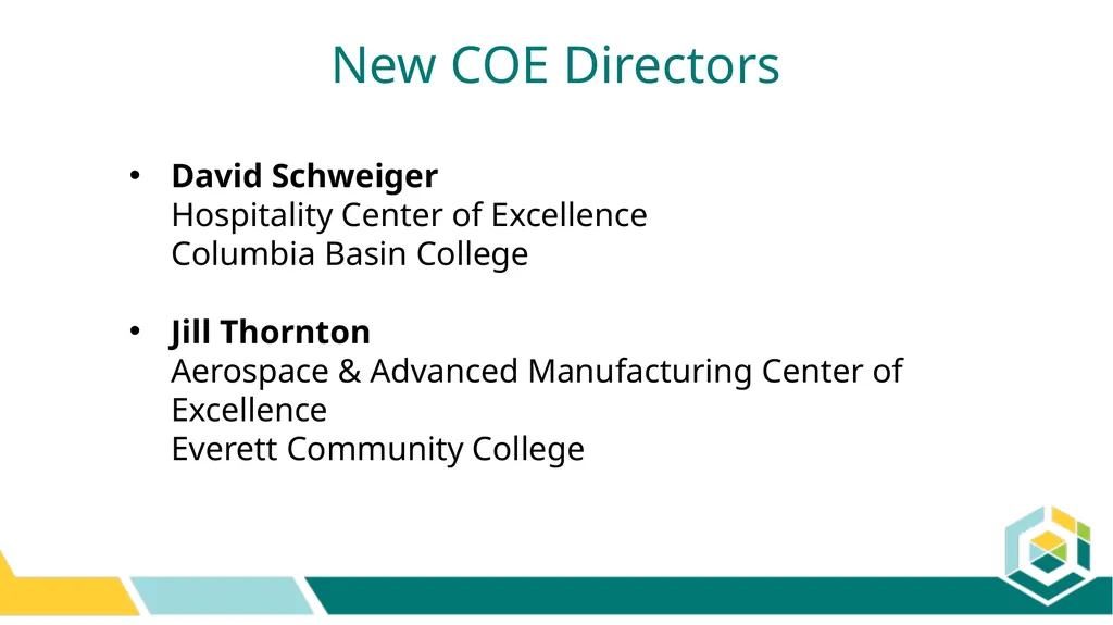 Spring WEC Meeting May 8-9, 2025 Centers of - slide 4 of 9