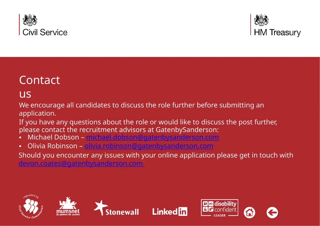 Director General – Economics and Chief Economic - slide 18 of 18