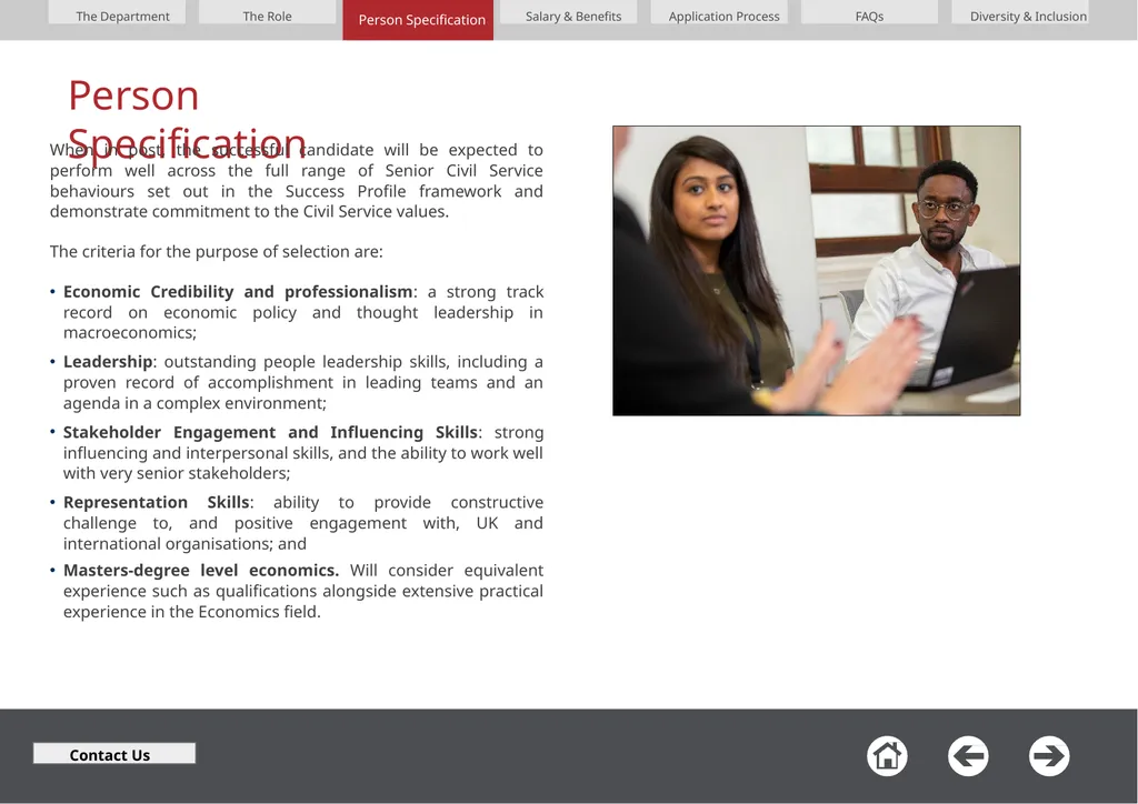 Director General – Economics and Chief Economic - slide 7 of 18