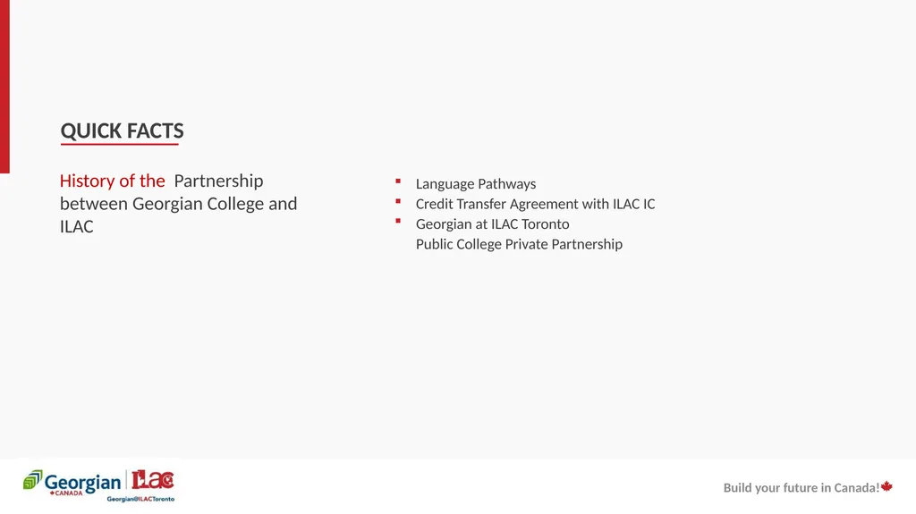Georgian College partnership with the - slide 5 of 26