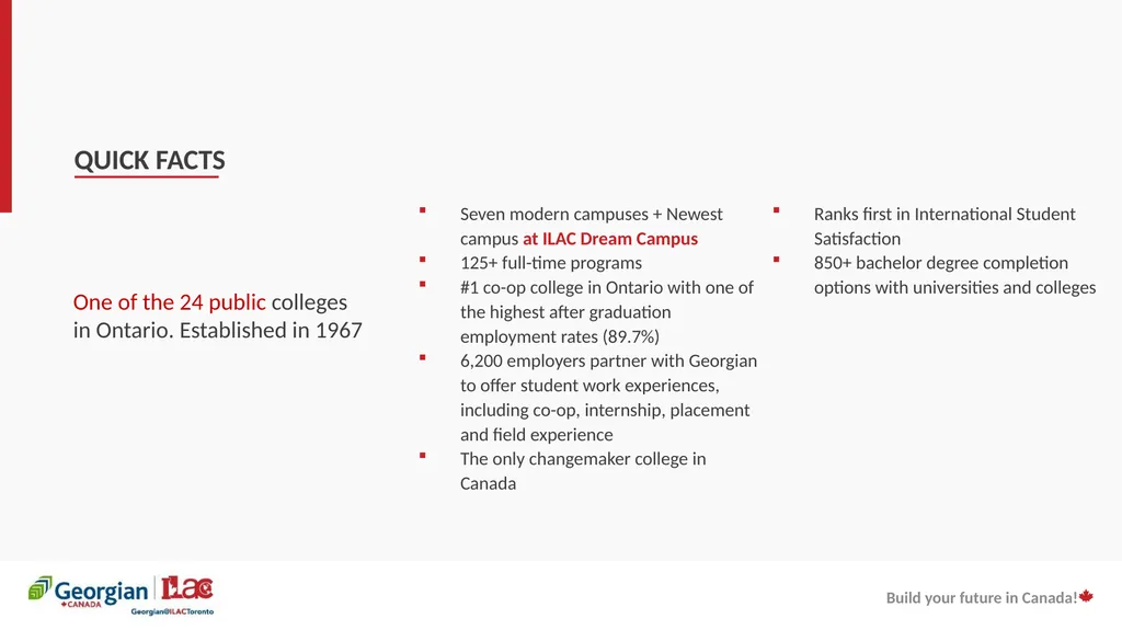 Georgian College partnership with the - slide 4 of 26