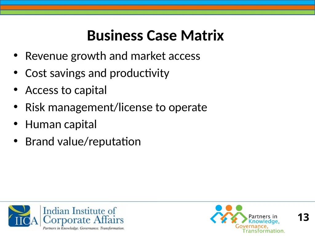 BUSINESS RESPONSIBILITY Orientation on NVGs and - slide 13 of 51