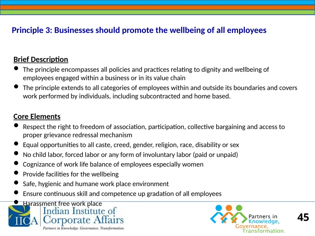 BUSINESS RESPONSIBILITY Orientation on NVGs and - slide 45 of 51
