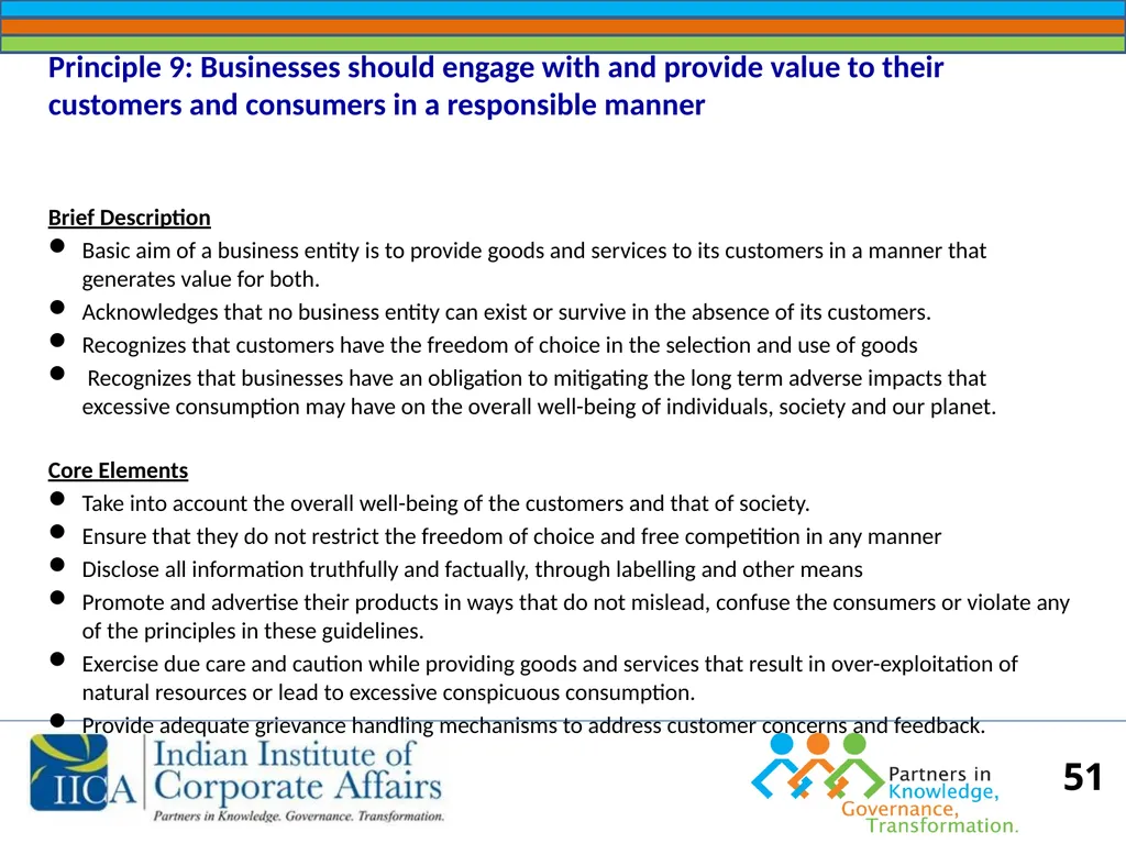 BUSINESS RESPONSIBILITY Orientation on NVGs and - slide 51 of 51