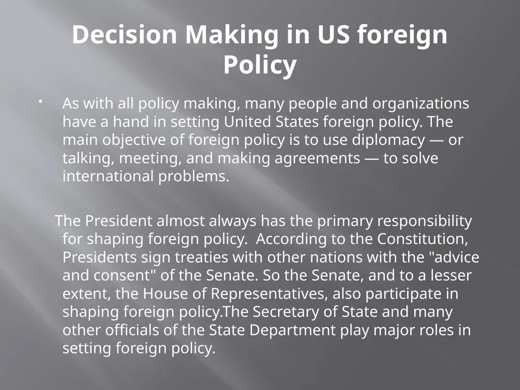 The US Foreign Policy and Unilateralism BY- Rakesh - slide 5 of 16