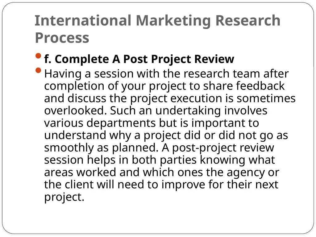Unit-4 International Marketing Research - slide 6 of 30