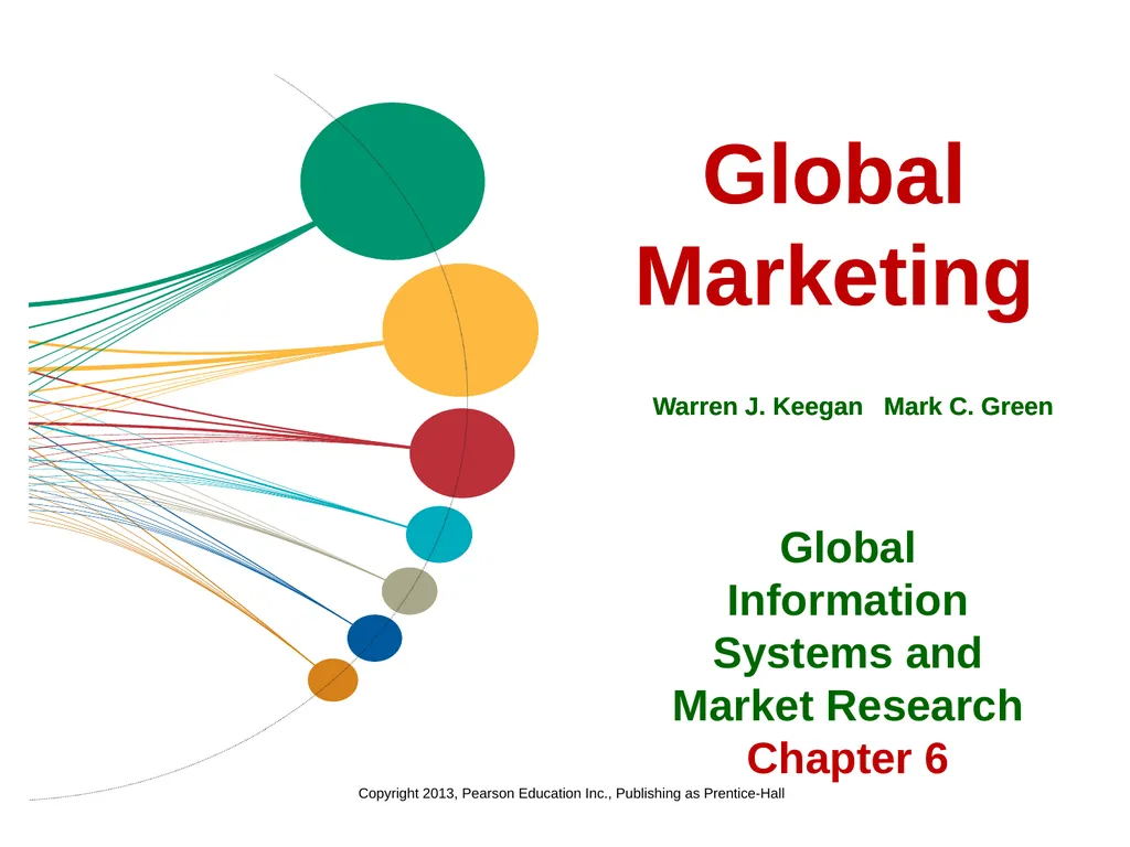 Global Marketing Warren J. Keegan Mark C. Green