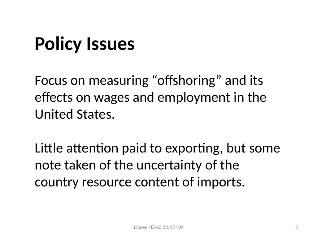Report on the State of Available Data for the - slide 5 of 16