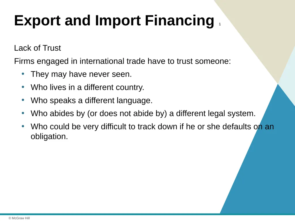 Exporting, Importing and Countertrade Chapter 16 © - slide 15 of 44