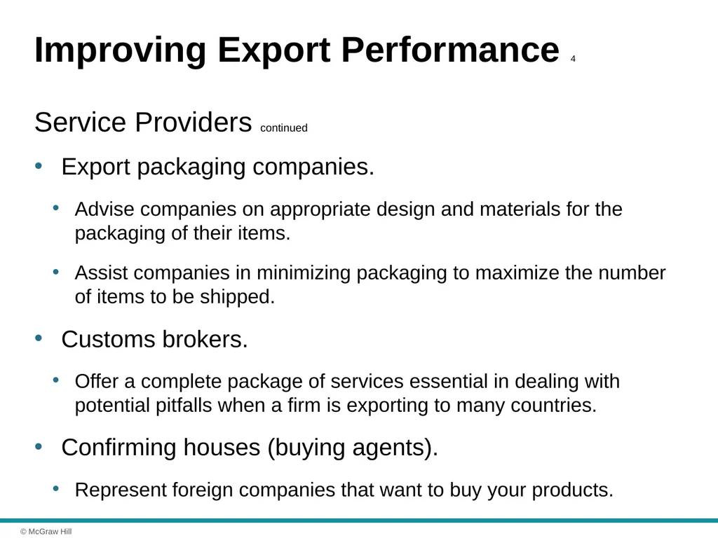 Exporting, Importing and Countertrade Chapter 16 © - slide 9 of 44