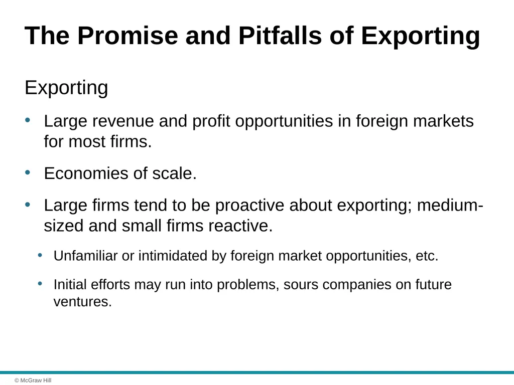 Exporting, Importing and Countertrade Chapter 16 © - slide 5 of 44