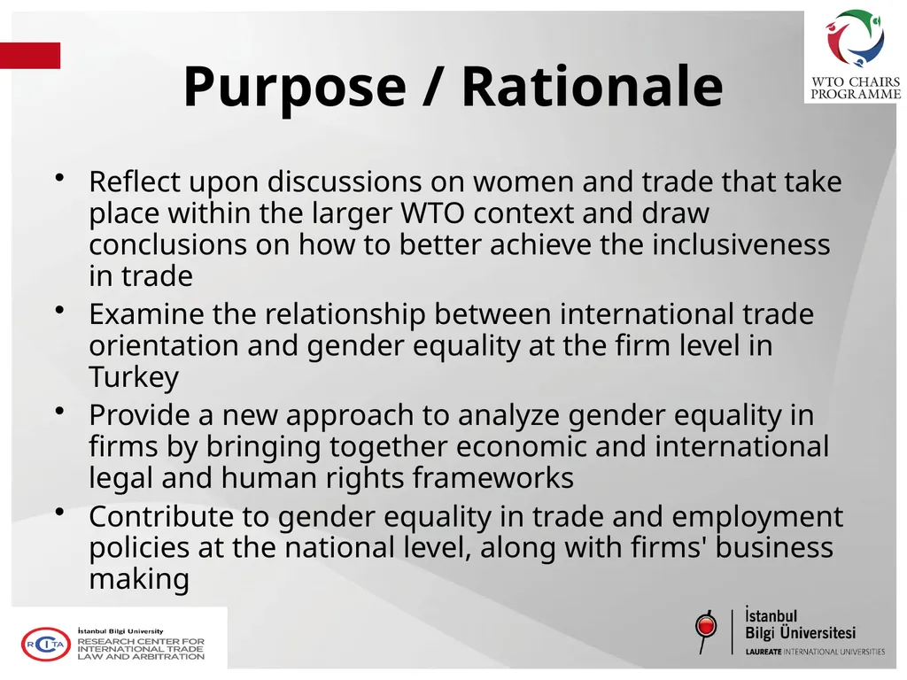 “Inclusive Trade in Turkey: Legal and Economic - slide 3 of 11