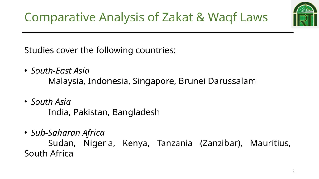 1 Dr Mohammed Obaidullah Islamic Research and - slide 2 of 39
