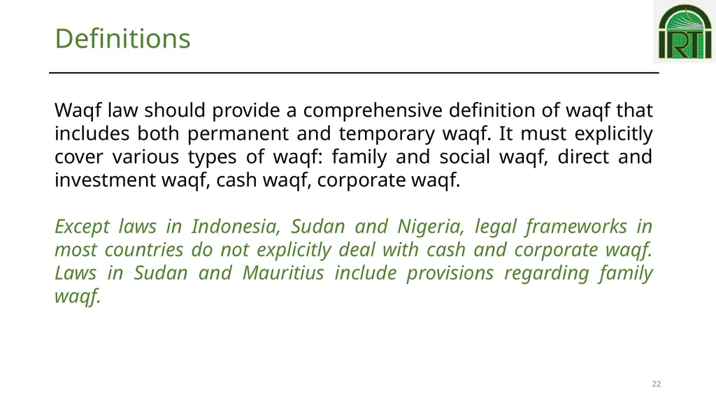 1 Dr Mohammed Obaidullah Islamic Research and - slide 22 of 39