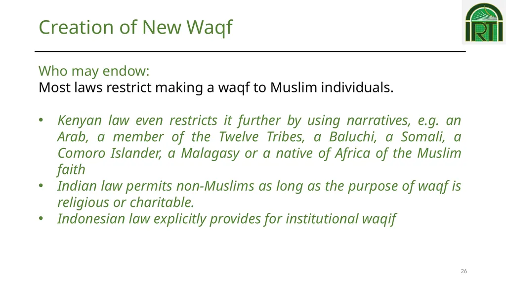 1 Dr Mohammed Obaidullah Islamic Research and - slide 26 of 39