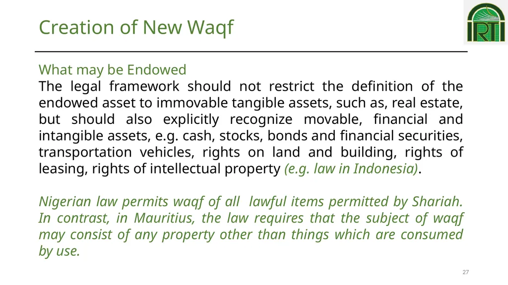 1 Dr Mohammed Obaidullah Islamic Research and - slide 27 of 39