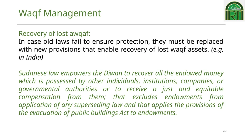1 Dr Mohammed Obaidullah Islamic Research and - slide 30 of 39