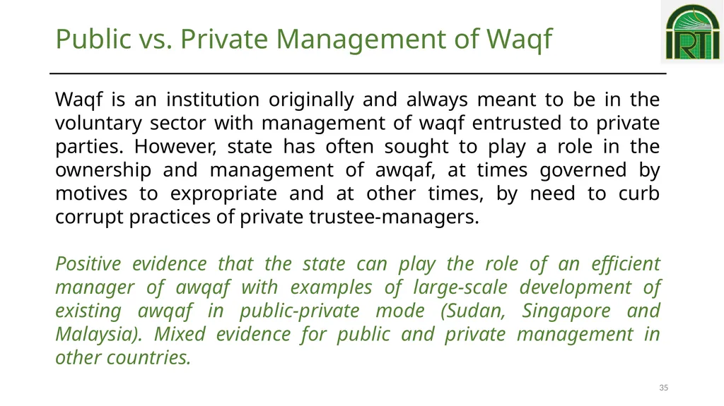 1 Dr Mohammed Obaidullah Islamic Research and - slide 35 of 39