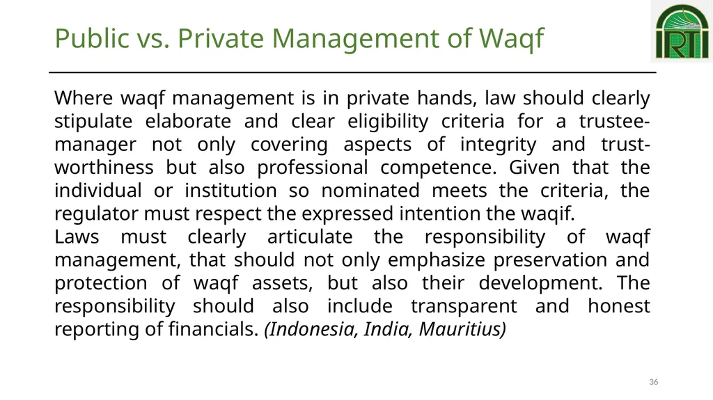 1 Dr Mohammed Obaidullah Islamic Research and - slide 36 of 39