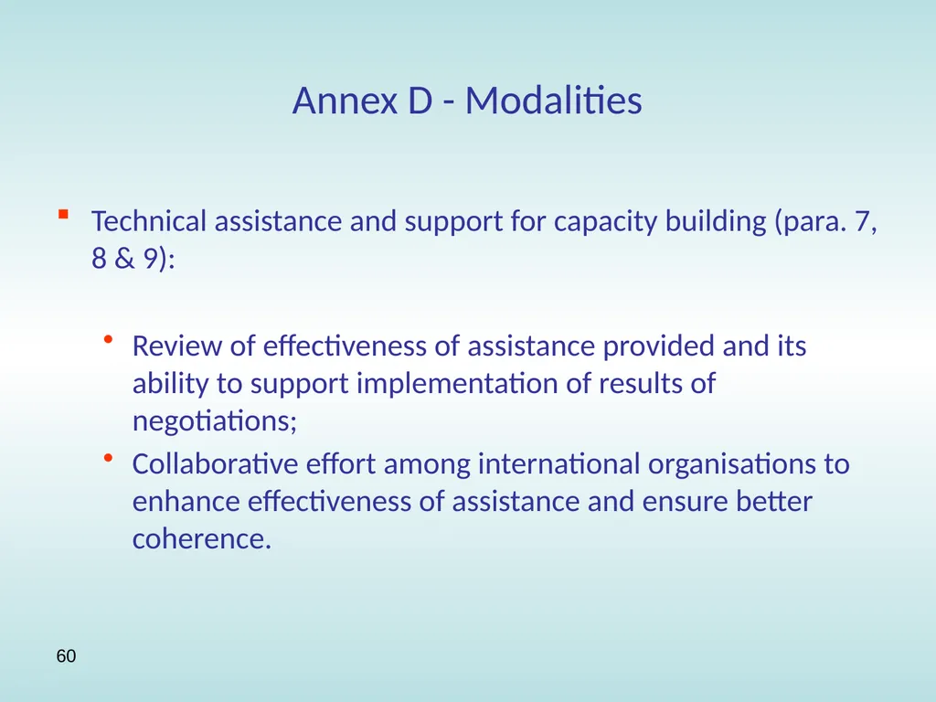 11:15 – 12:30 Trade facilitation: basic concepts, - slide 60 of 67