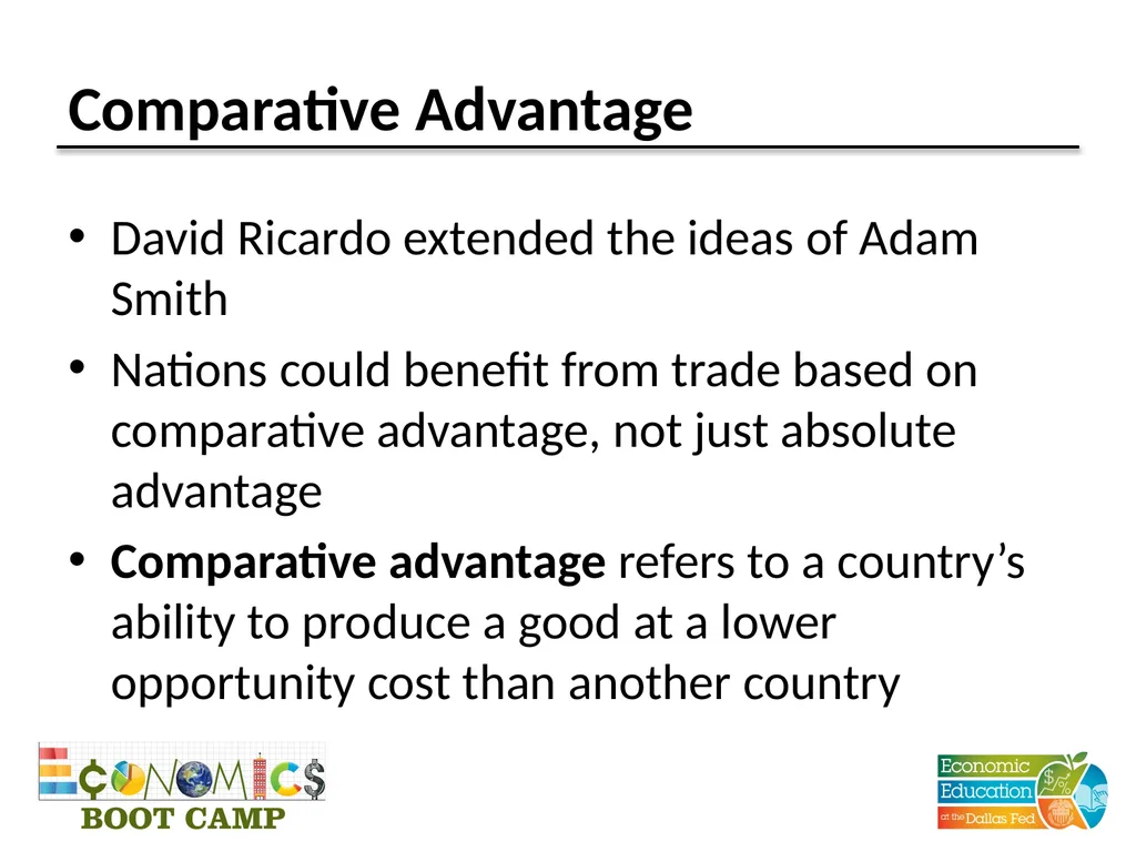 Session 7 International Trade: Comparative - slide 7 of 27