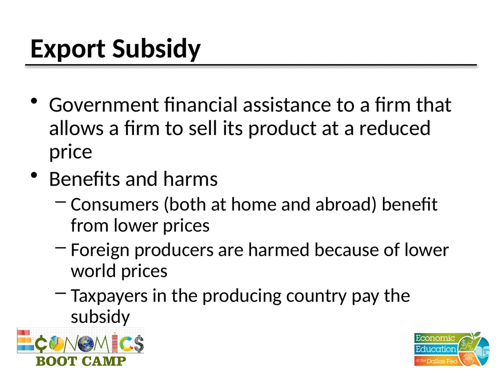 Session 7 International Trade: Comparative - slide 20 of 27