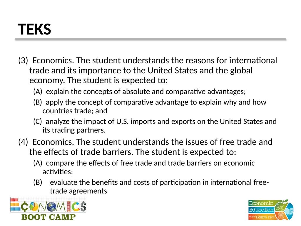 Session 7 International Trade: Comparative - slide 2 of 27