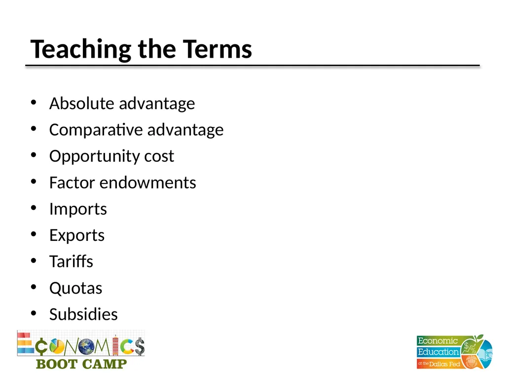Session 7 International Trade: Comparative - slide 3 of 27