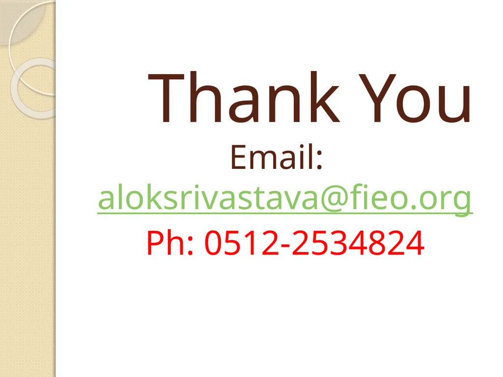 One Stop Portal for Exporters An Initiative of - slide 23 of 23
