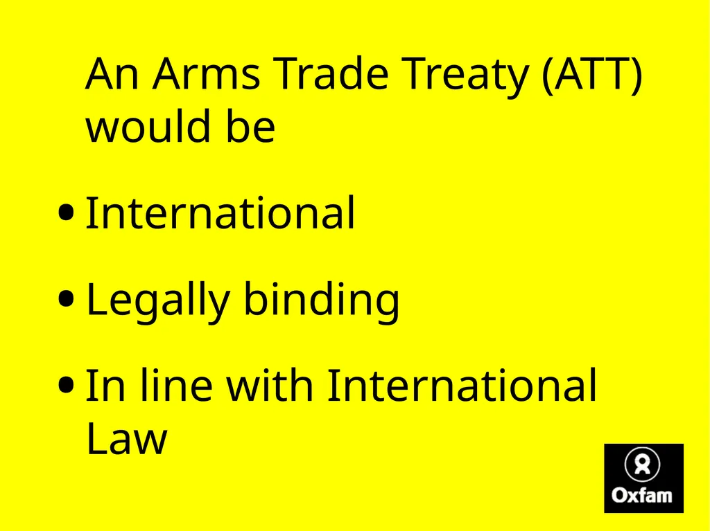 What is the arms trade, and why is it a - slide 13 of 25