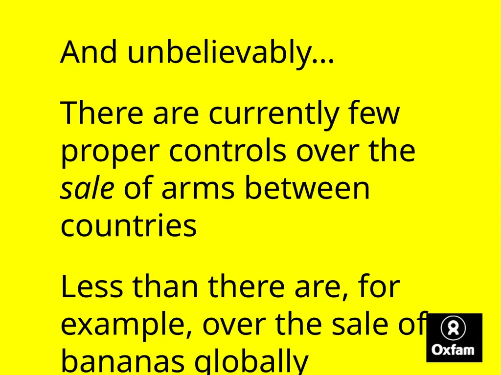 What is the arms trade, and why is it a - slide 10 of 25