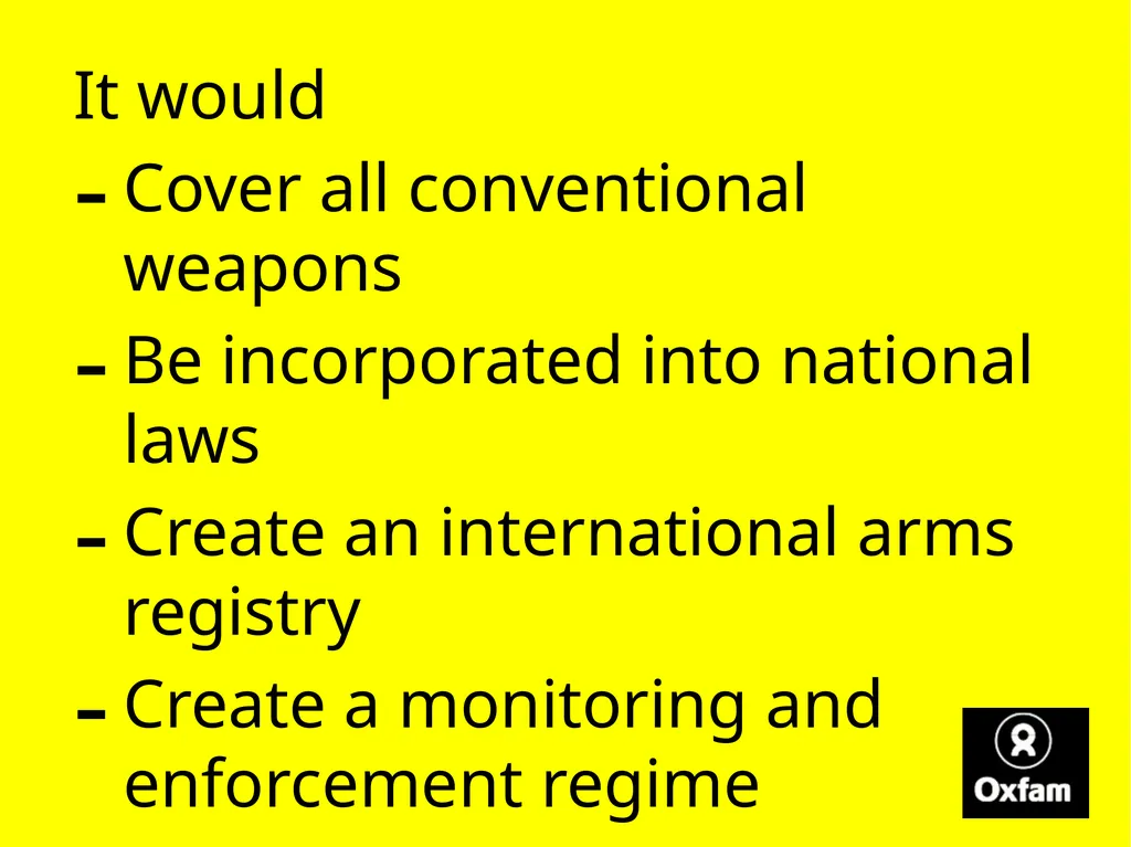 What is the arms trade, and why is it a - slide 14 of 25