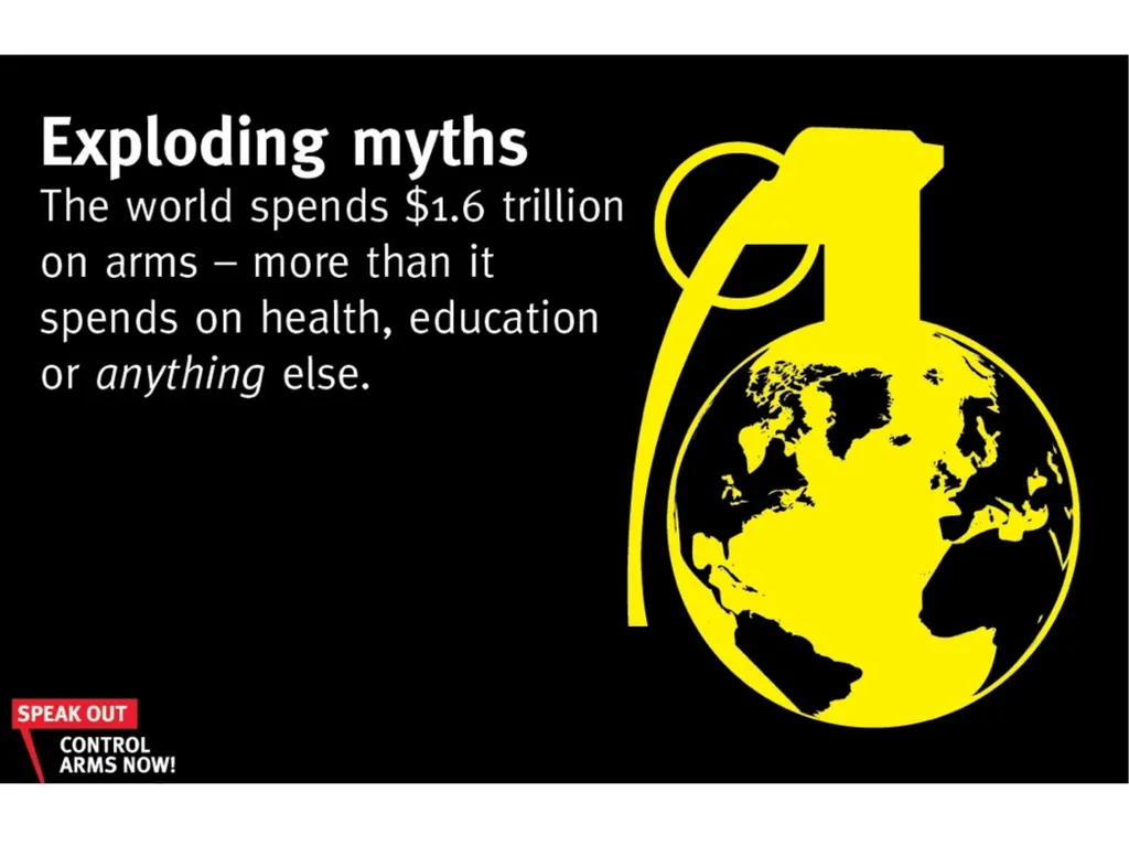 What is the arms trade, and why is it a - slide 4 of 25