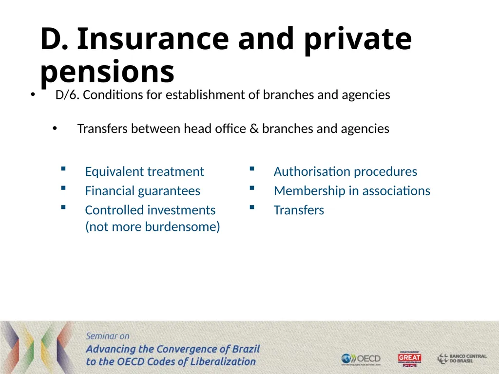 The Code of Liberalisation of Current Invisible - slide 15 of 29