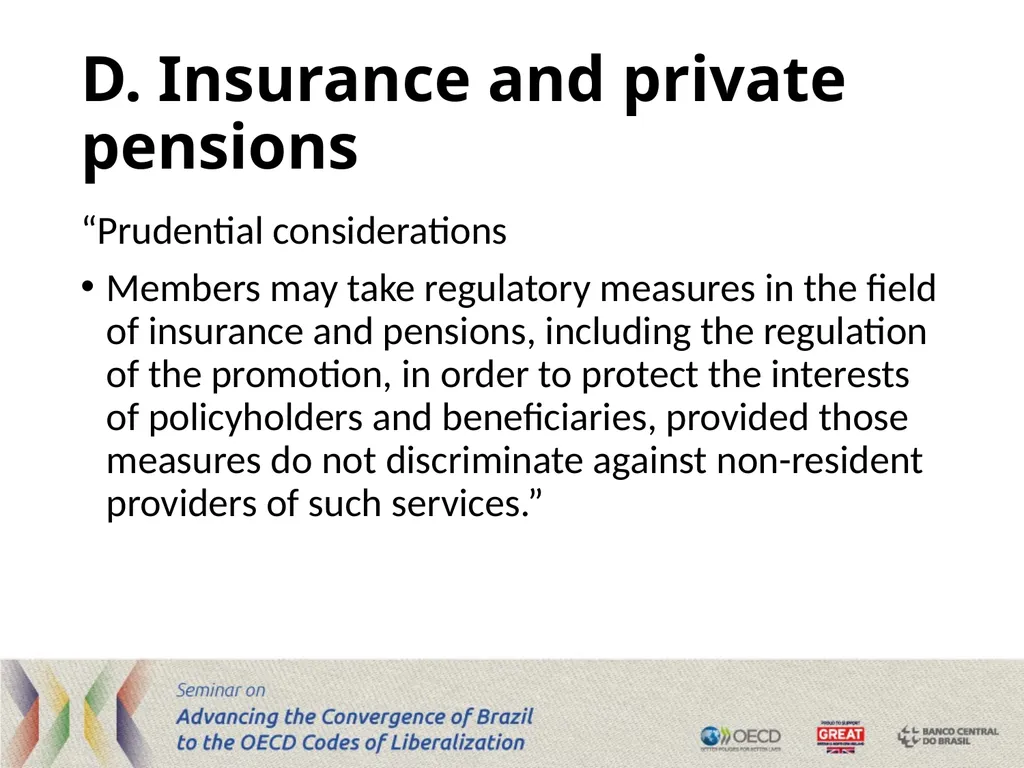 The Code of Liberalisation of Current Invisible - slide 11 of 29