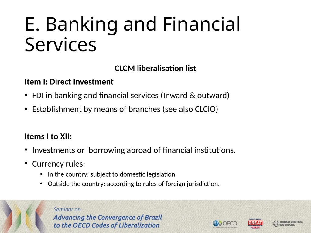 The Code of Liberalisation of Current Invisible - slide 17 of 29
