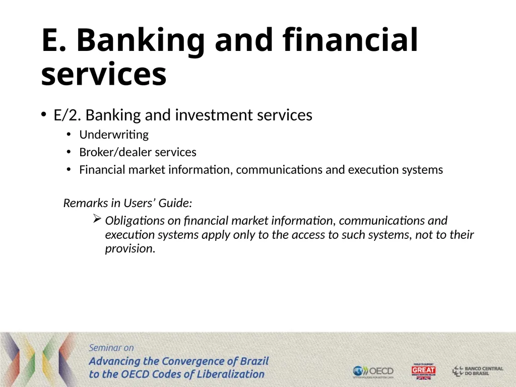 The Code of Liberalisation of Current Invisible - slide 21 of 29
