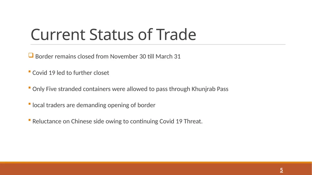 Strategy to Promote and Facilitate Trade Through - slide 5 of 10