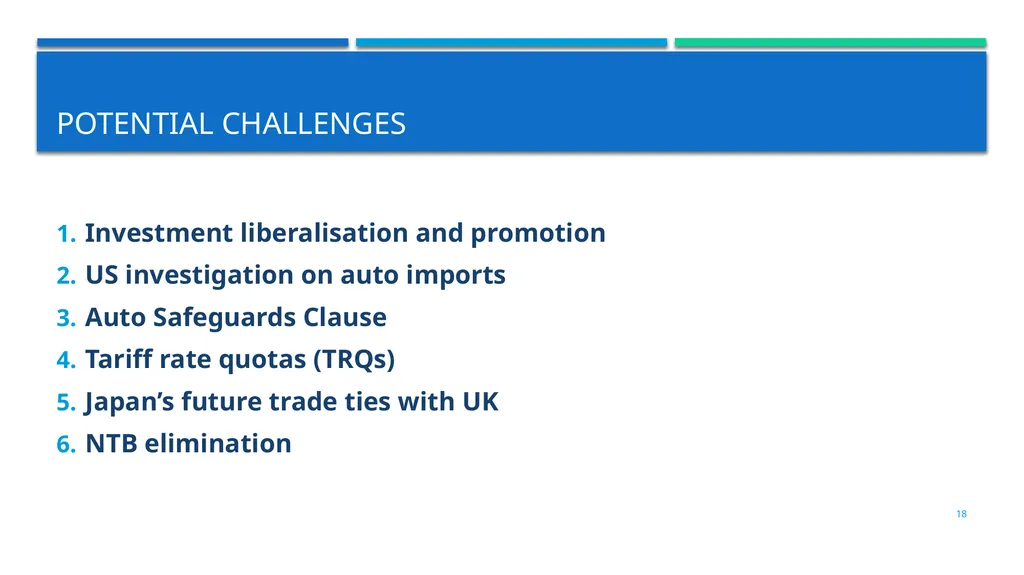 INTRODUCTION TO THE eu-japan economic partnership - slide 18 of 19