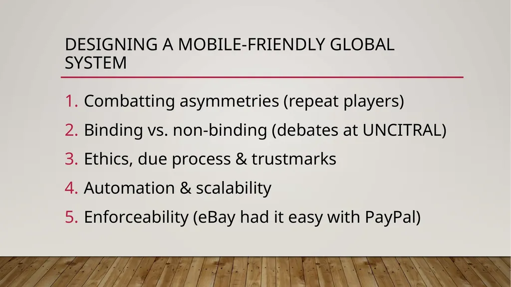 ODR in Developing Nations? This work by Amy J. - slide 17 of 26