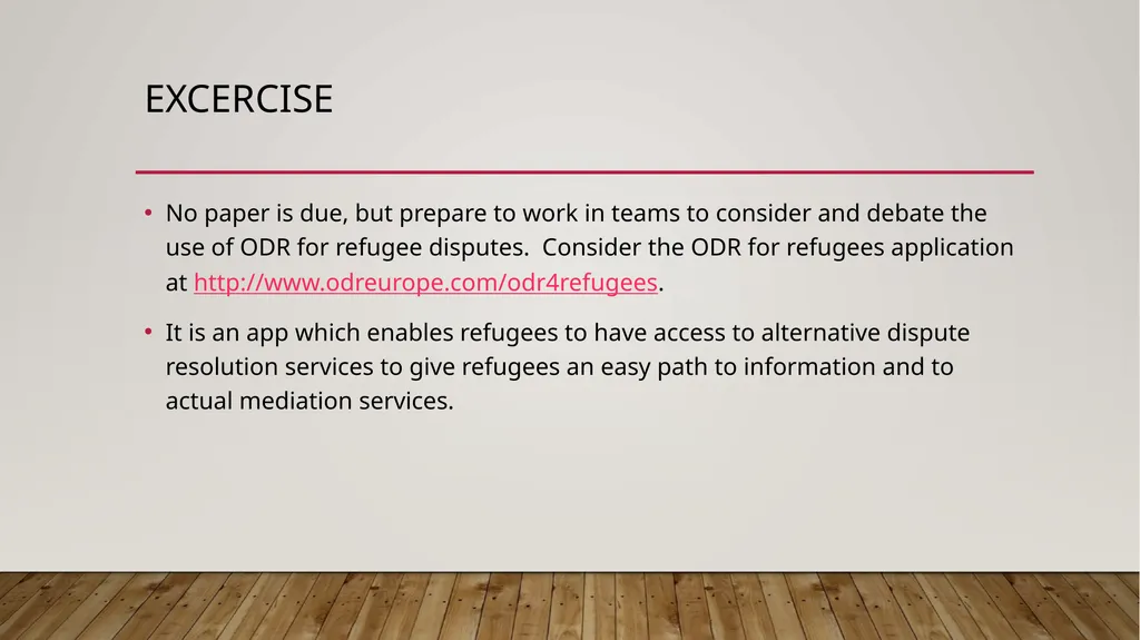 ODR in Developing Nations? This work by Amy J. - slide 21 of 26