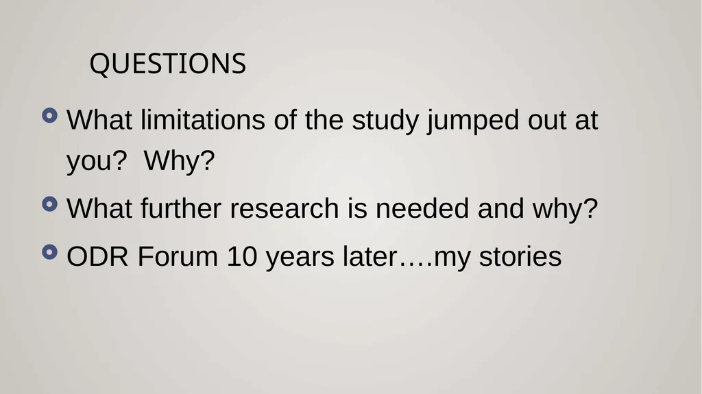 ODR in Developing Nations? This work by Amy J. - slide 14 of 26