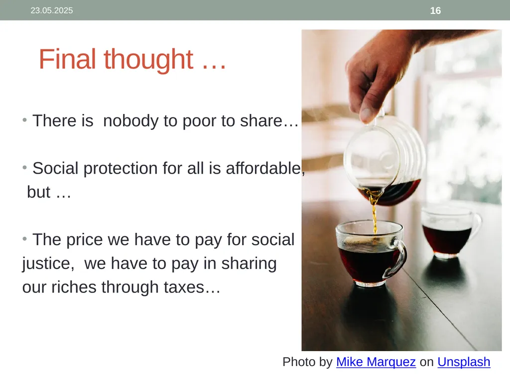 The right of all to Roofs and Floors: Housing and - slide 16 of 16