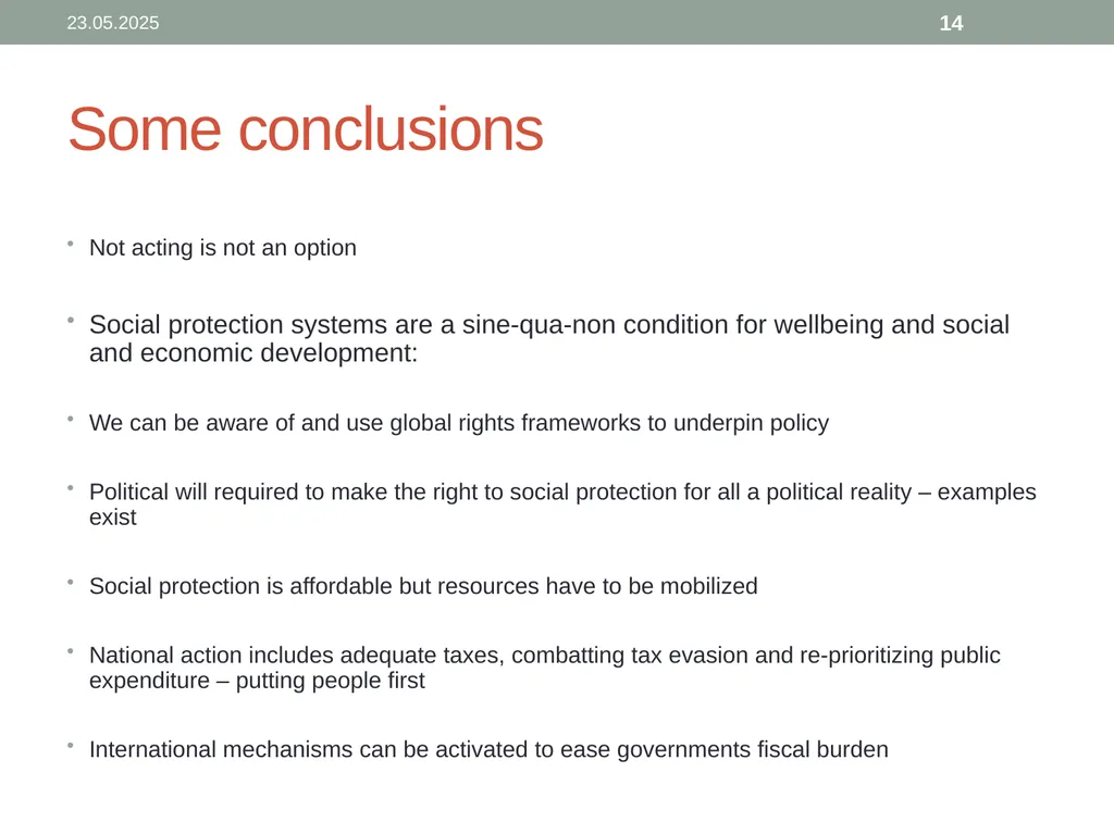 The right of all to Roofs and Floors: Housing and - slide 14 of 16
