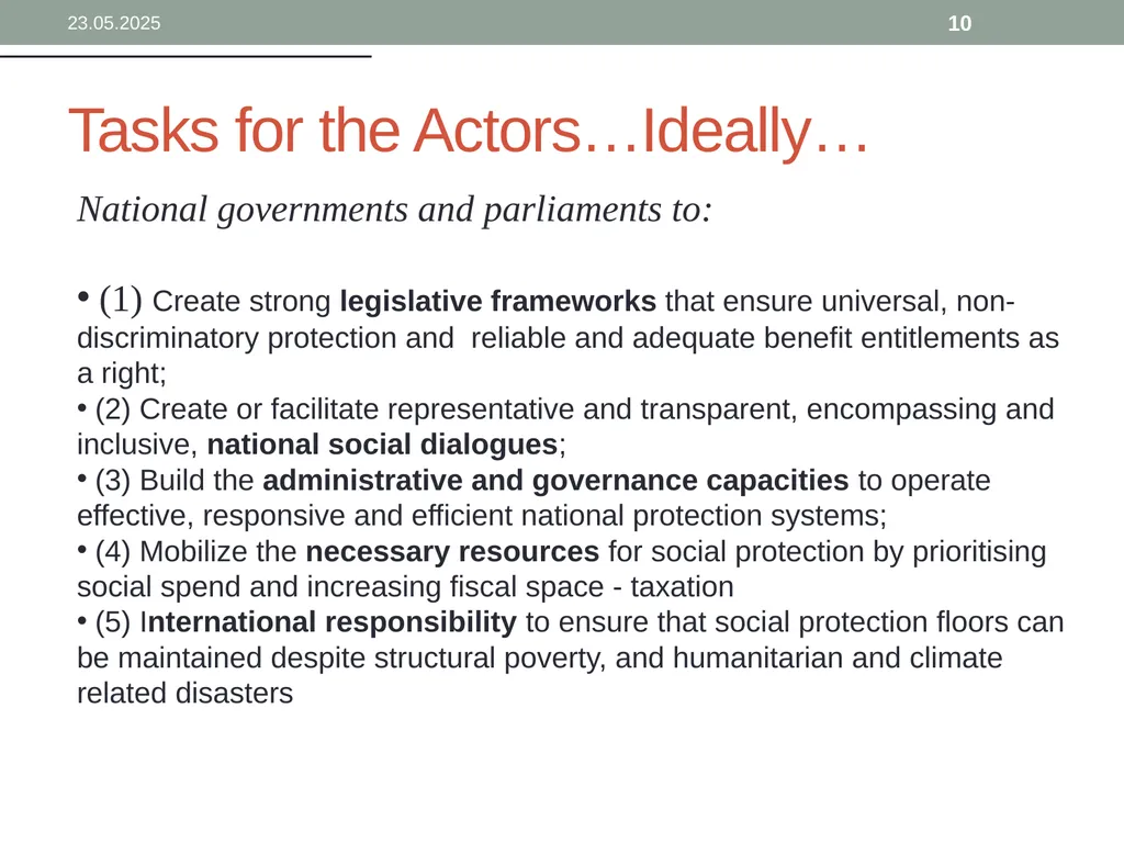 The right of all to Roofs and Floors: Housing and - slide 10 of 16