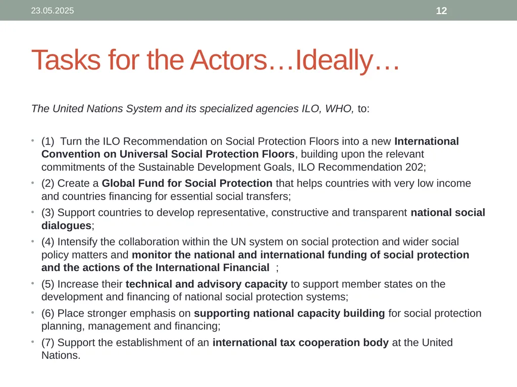 The right of all to Roofs and Floors: Housing and - slide 12 of 16