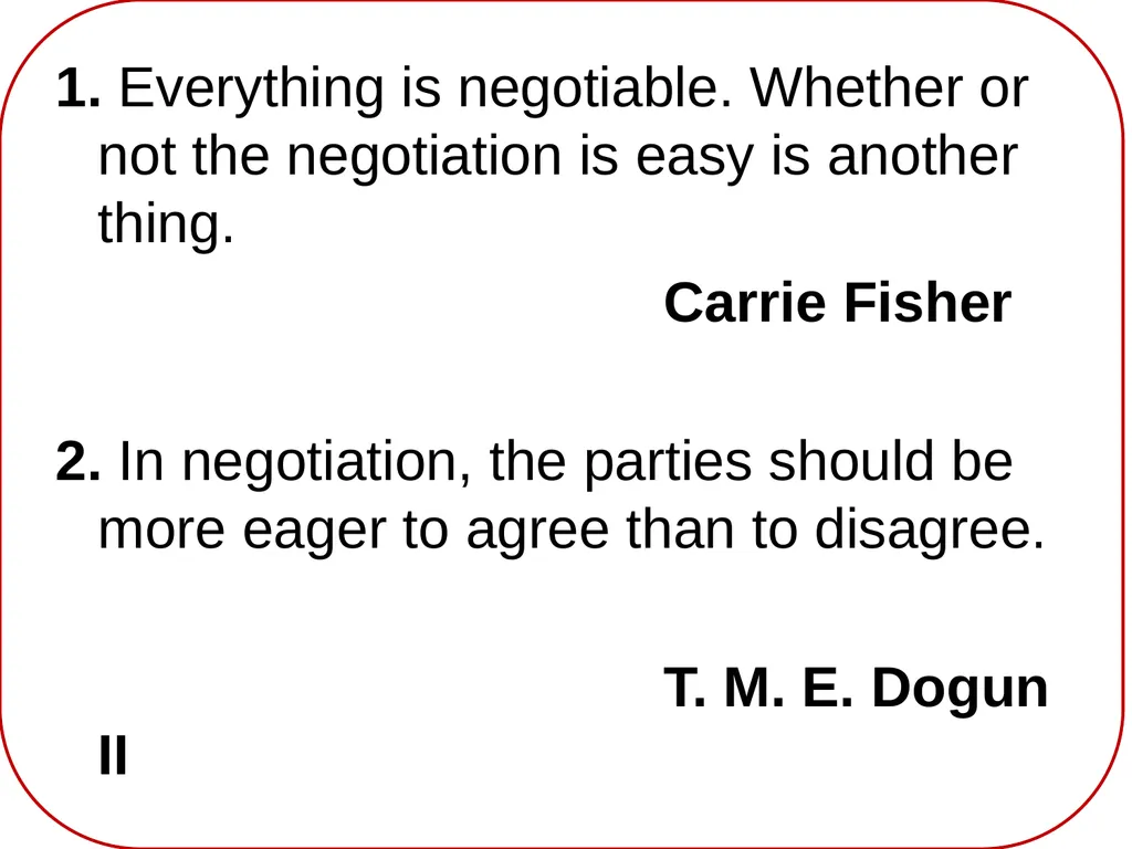 CRITICAL NEGOTIATION SKILLS FOR UNIVERSITY - slide 2 of 23