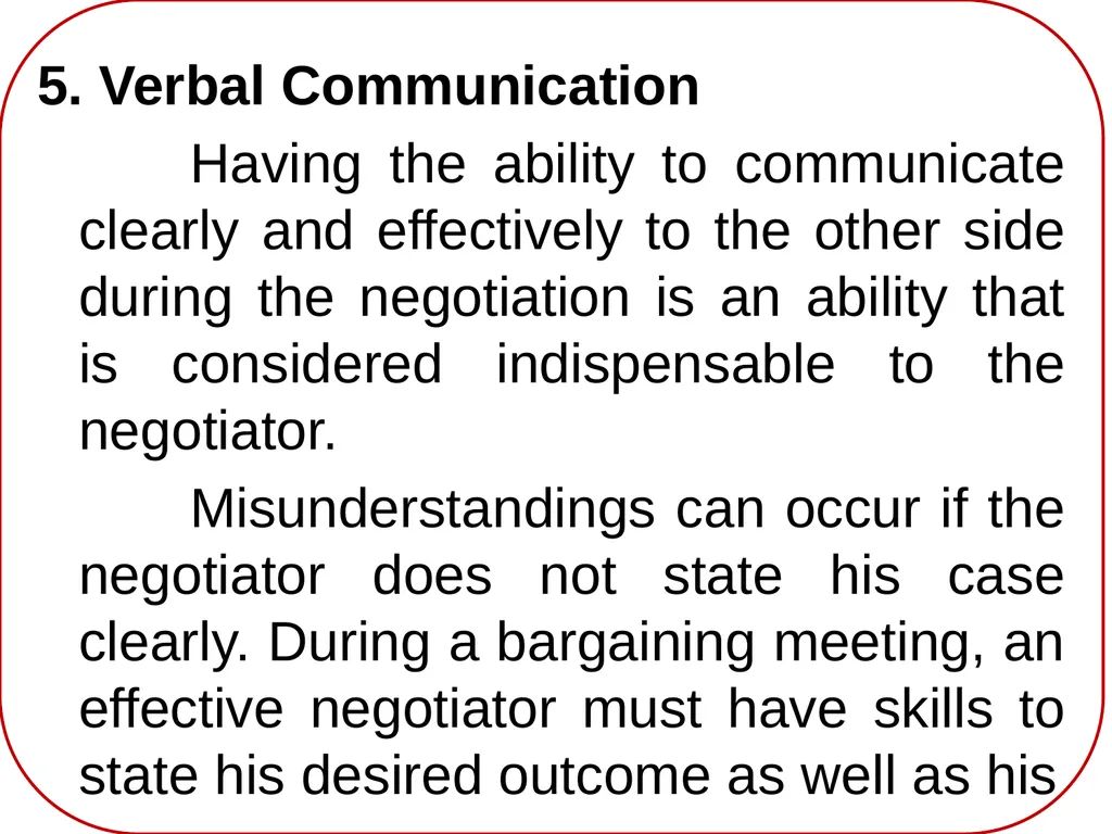 CRITICAL NEGOTIATION SKILLS FOR UNIVERSITY - slide 16 of 23