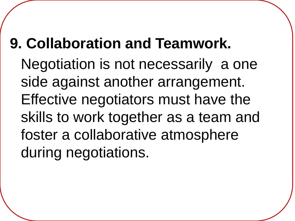 CRITICAL NEGOTIATION SKILLS FOR UNIVERSITY - slide 20 of 23