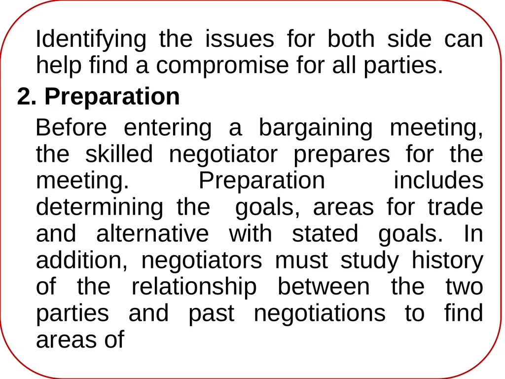CRITICAL NEGOTIATION SKILLS FOR UNIVERSITY - slide 12 of 23